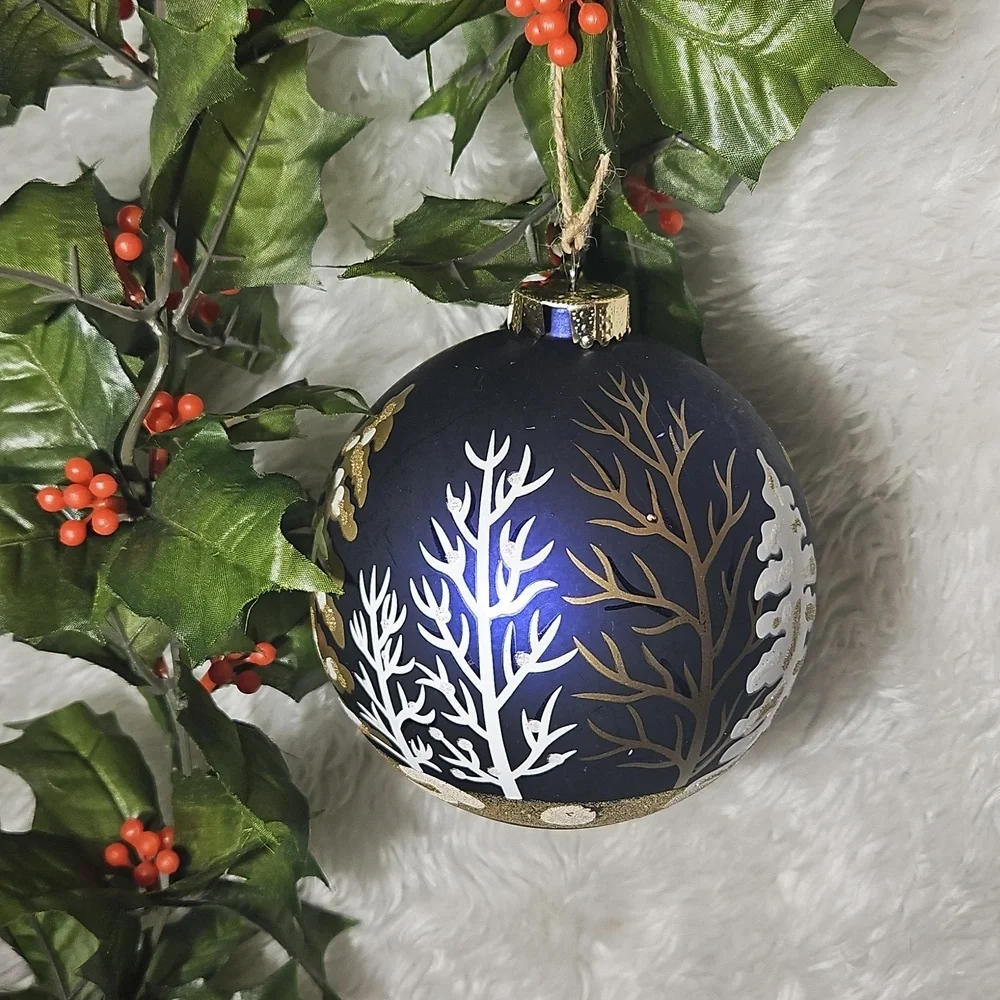 Hand Crafted Upcycled Christmas Tree Ornaments Gold